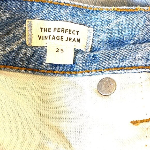 Madewell The Perfect Vintage Jean in Light Blue Fitzgerald Wash Sz 25 #103X - Picture 12 of 15